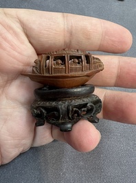 A large and varied collection of Chinese carvings, Qing and later