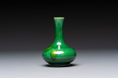 Five Chinese monochrome miniature vases, 19th C.