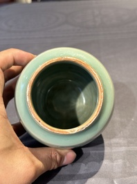 A Chinese Longquan celadon jar, Song