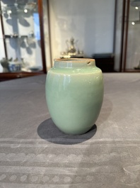 A Chinese Longquan celadon jar, Song