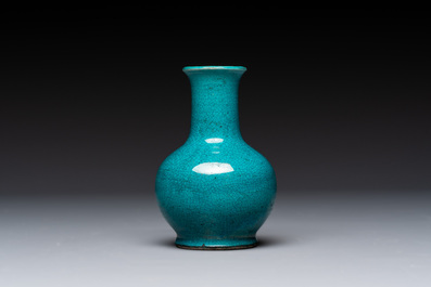 Five Chinese monochrome miniature vases, 19th C.