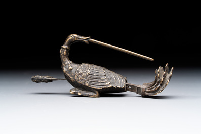 Seven various Chinese metal and cloisonn&eacute; locks, Qing