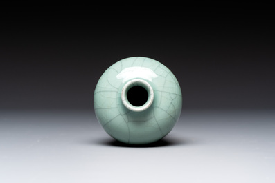 Five Chinese monochrome miniature vases, 19th C.