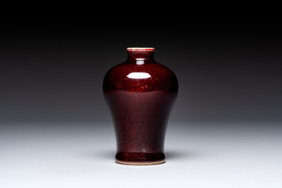 Five Chinese monochrome wares, Kangxi, Yongzheng and Qianlong mark, 19th C.