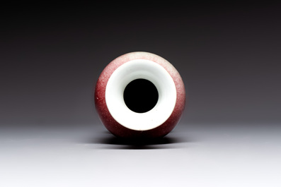 A Chinese langyao-type baluster vase, 19th C.