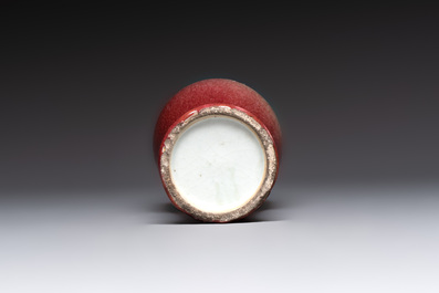 A Chinese langyao-type baluster vase, 19th C.