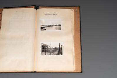 A photo album with sights and landmarks in China by staff of the Belgian Embassy, 20th C.