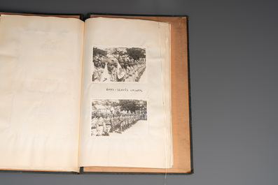 A photo album with sights and landmarks in China by staff of the Belgian Embassy, 20th C.