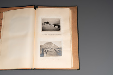 A photo album with sights and landmarks in China by staff of the Belgian Embassy, 20th C.