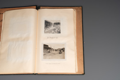 A photo album with sights and landmarks in China by staff of the Belgian Embassy, 20th C.