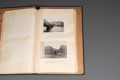 A photo album with sights and landmarks in China by staff of the Belgian Embassy, 20th C.
