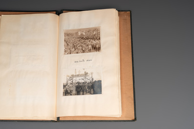 A photo album with sights and landmarks in China by staff of the Belgian Embassy, 20th C.