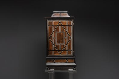 A fine Italian tortoiseshell- and ebony-veneered cabinet, Florence, 17th C.