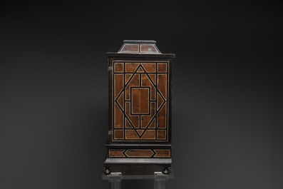 A fine Italian tortoiseshell- and ebony-veneered cabinet, Florence, 17th C.