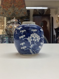 Nine Chinese blue and white wares, Kangxi and later