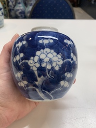 Nine Chinese blue and white wares, Kangxi and later