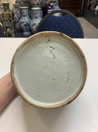 Nine Chinese blue and white wares, Kangxi and later