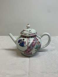 A Chinese famille rose 'Feng Yi Ting 鳳儀亭' teapot, Yongzheng