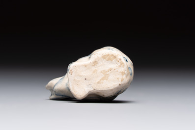 An Annamese or Vietnamese blue and white elephant-form water dropper, 15/16th C.