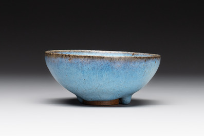 A small Chinese 'jun' bowl, Yuan/Ming