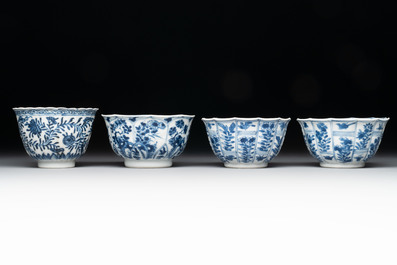 17 Chinese blue, white and Imari-style white wares, Kangxi/Yongzheng