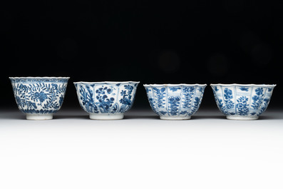 17 Chinese blue, white and Imari-style white wares, Kangxi/Yongzheng