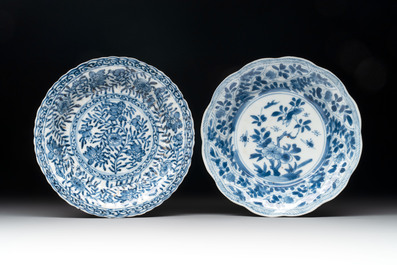 17 Chinese blue, white and Imari-style white wares, Kangxi/Yongzheng