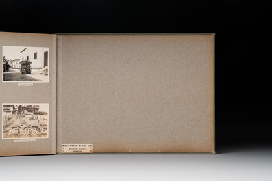 A photo album with sights, landmarks and people of Shanghai, 19/20th C.
