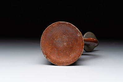 A Beauvais stoneware tankard, France, 19th C.