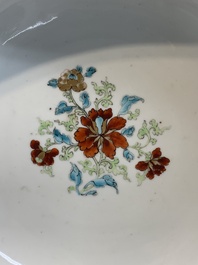 A rare Chinese famille rose 'Scotsmen' bowl, Qianlong, ca. 1745