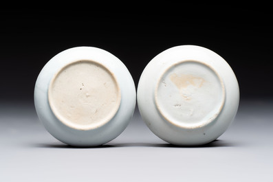 16 Chinese blue and white wares, Ming/Qing