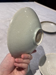 Seven Chinese monochrome wares, Yuan/Ming