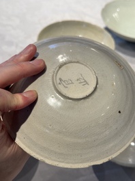 Seven Chinese monochrome wares, Yuan/Ming