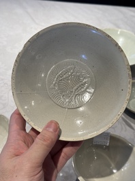 Seven Chinese monochrome wares, Yuan/Ming