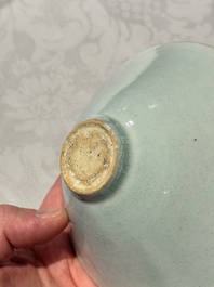 A Chinese qingbai lobed bowl, Song