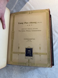 'The Great International Golden Book': portraits of distinguished Chinese and foreign residents, dated 1938