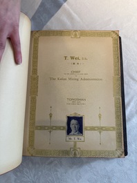 'The Great International Golden Book': portraits of distinguished Chinese and foreign residents, dated 1938