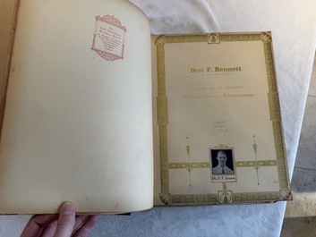 'The Great International Golden Book': portraits of distinguished Chinese and foreign residents, dated 1938