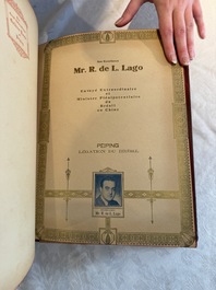 'The Great International Golden Book': portraits of distinguished Chinese and foreign residents, dated 1938