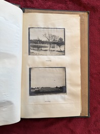 A photo album with sights and landmarks in China by staff of the Belgian Embassy, 20th C.