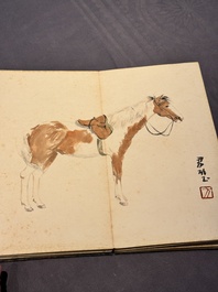 Fang Junbi 方君璧 (1898-1986): 'Album of paintings', ink and colour on paper