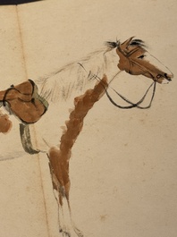 Fang Junbi 方君璧 (1898-1986): 'Album of paintings', ink and colour on paper