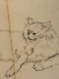 Fang Junbi 方君璧 (1898-1986): 'Album of paintings', ink and colour on paper