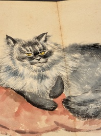 Fang Junbi 方君璧 (1898-1986): 'Album of paintings', ink and colour on paper