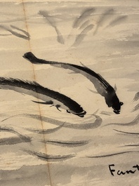 Fang Junbi 方君璧 (1898-1986): 'Album of paintings', ink and colour on paper