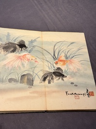 Fang Junbi 方君璧 (1898-1986): 'Album of paintings', ink and colour on paper