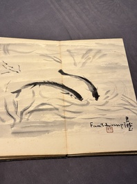 Fang Junbi 方君璧 (1898-1986): 'Album of paintings', ink and colour on paper
