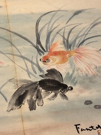 Fang Junbi 方君璧 (1898-1986): 'Album of paintings', ink and colour on paper