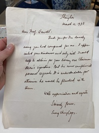 A collection of documents, letters and books relating to Soong Ching-ling 宋庆龄, 20th C.