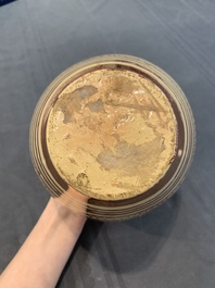 A Hispano-Moresque lustre-glazed vase, Spain, 17th C.